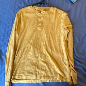 J Crew Henley Shirt. Size M.